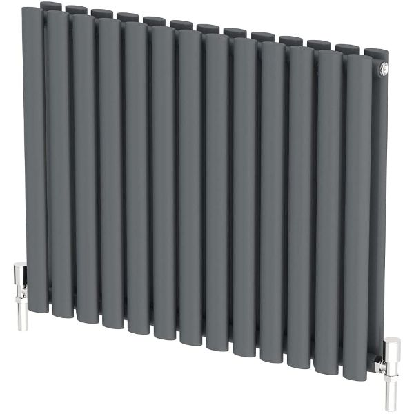 duratherm anthracite horizontal column double panel radiator png