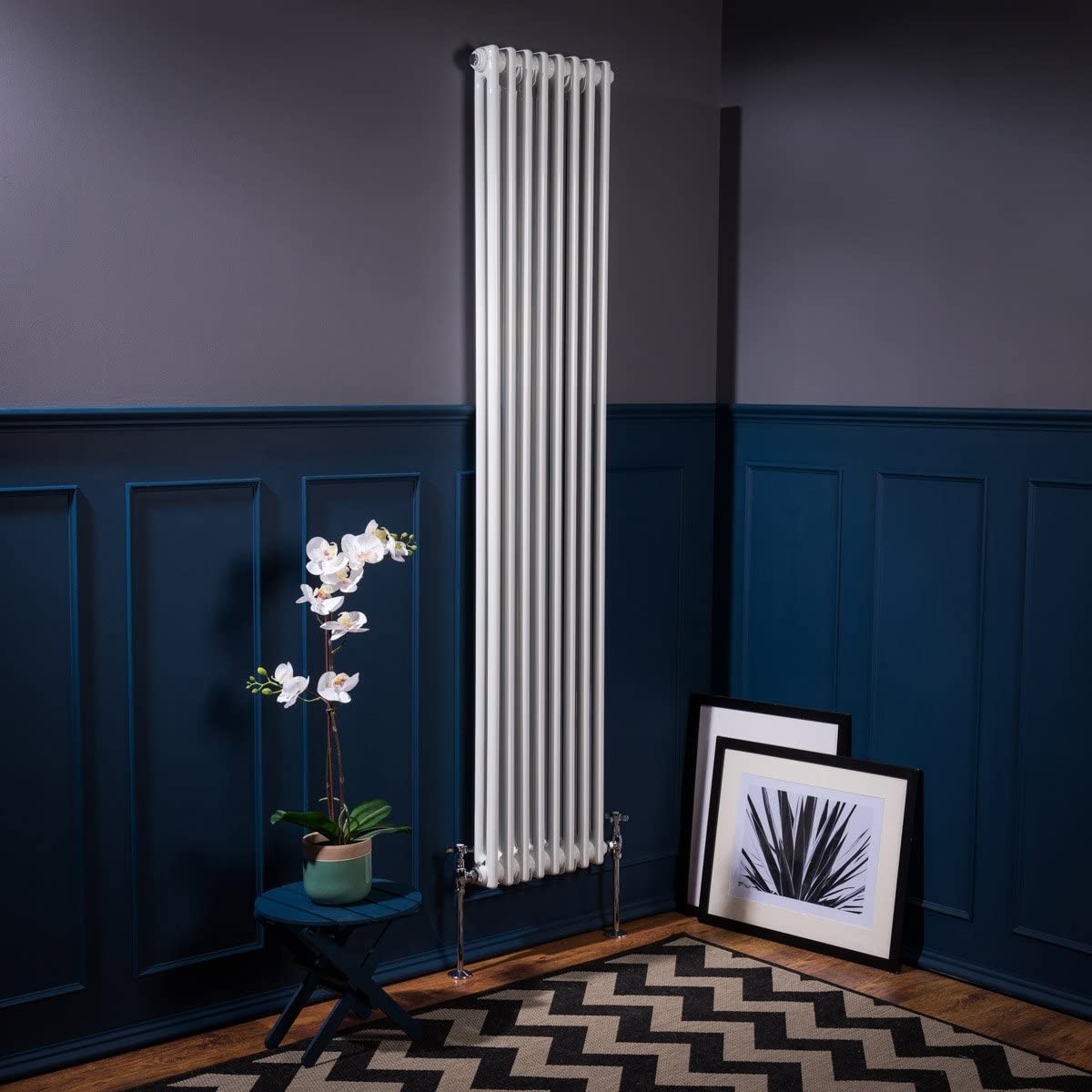 warmehaus verical column radiator white